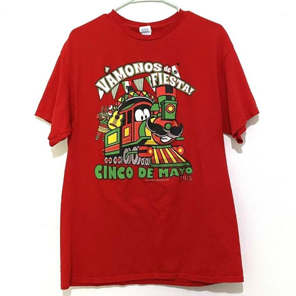 Cinco de Mayo T-Shirt L Red 2015 - Picture 2 of 4